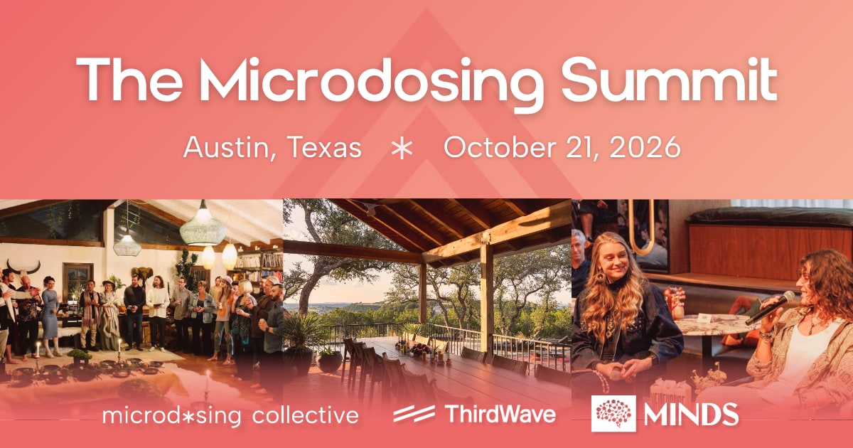 The Microdosing Summit | Oct 21, 2026 - Austin, TX